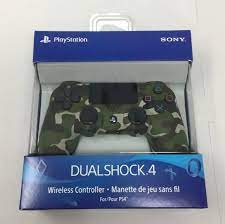 PS4 Dualshock 4 Controller - NEW Green Camoflage (Z8)